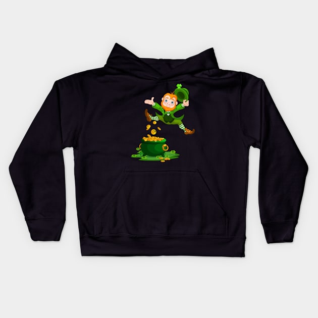 LEPRECHAUN Kids Hoodie by KuclukDesign